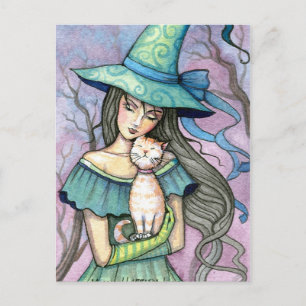 Meu Doce Cartão Postal da Gata Bruxa Siamês
