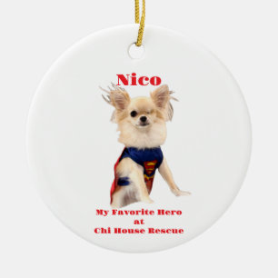 Meu Enfeites de natal Herói Favorito