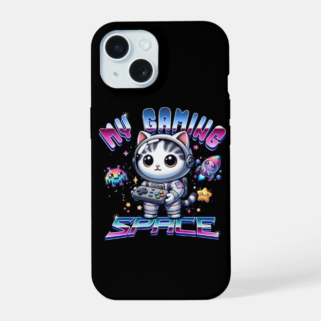 MEU ESPAÇO DE JOGOS - GATO ESPACIAL KAWAII (Verso)