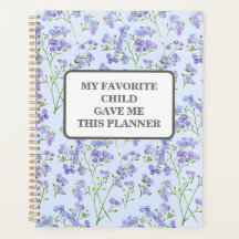 MEU FILHO FAVORITO ME DEU ESTA AGENDA