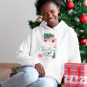 Meu filme de Natal assistindo camisa cor-de-rosa V