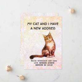 Meu gato e eu nos mudamos Anúncio