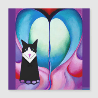 Meu Gato, Jellybean e Georgia O’Keeffe Art,