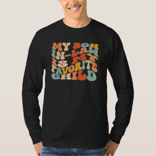 Meu genro é meu filho favorito Camiseta Groovy Mo
