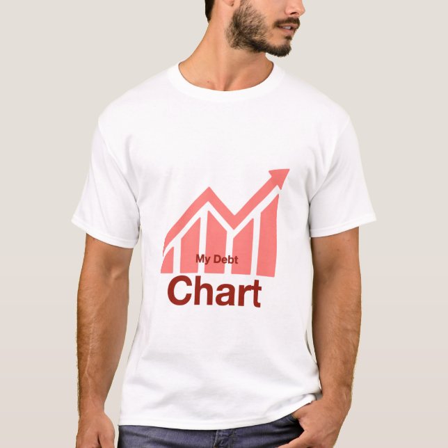 Meu Gráfico de Dívida T-Shirt (Frente)