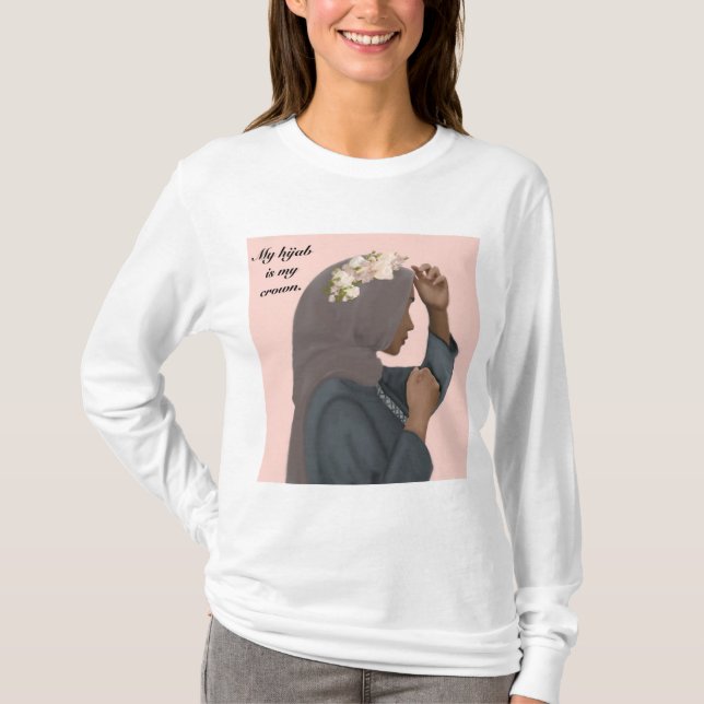Meu Hijab é Minha Camisa de Coroa (Frente)
