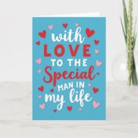 Meu Homem Especial Com Cartão de Amor