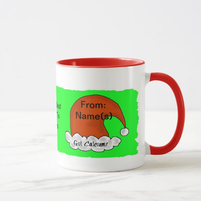 Meu leite para o papai noel - caneca do (Direita)