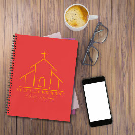 Meu livrinho da igreja Coral Red personalizado 