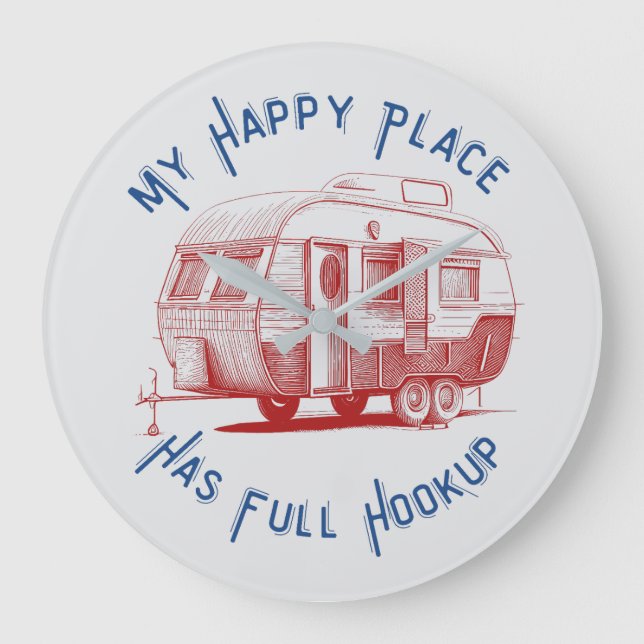 Meu Lugar Feliz Tem Relógio De Cheio (Frente)