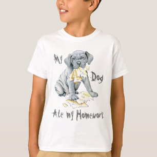 Meu Mastino Comeu Minha Camisa De Trabalho De Casa