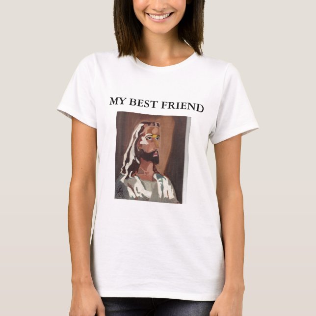 MEU MELHOR AMIGO, camisa de JESUS (Frente)