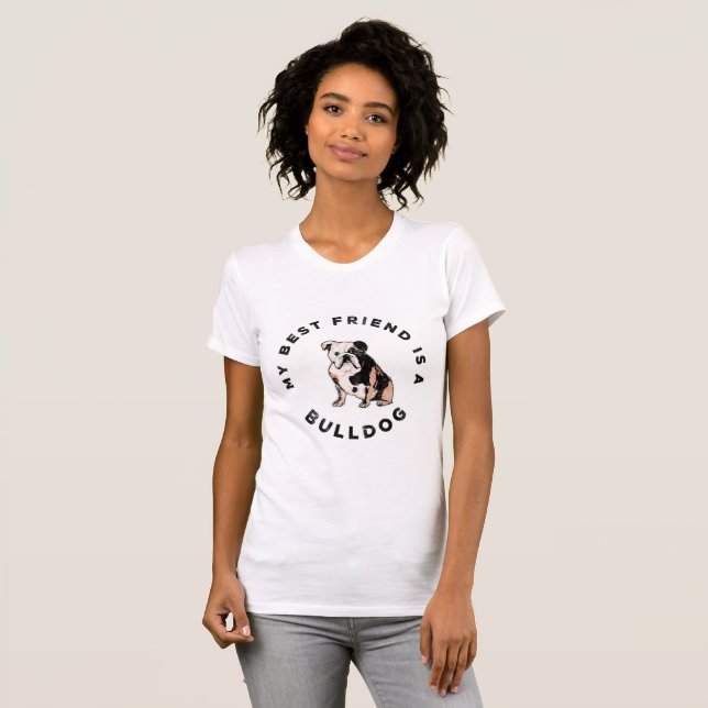 Meu Melhor Amigo é uma Camiseta de Cachorro (Frente Completa)