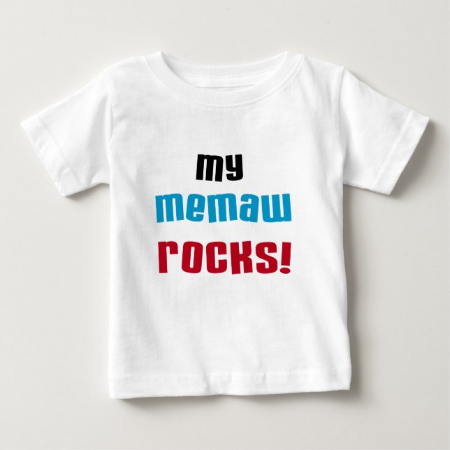 Meu Memaw balança t-shirt e presentes (Frente)