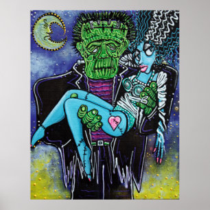 Meu monstro meus posters da noiva
