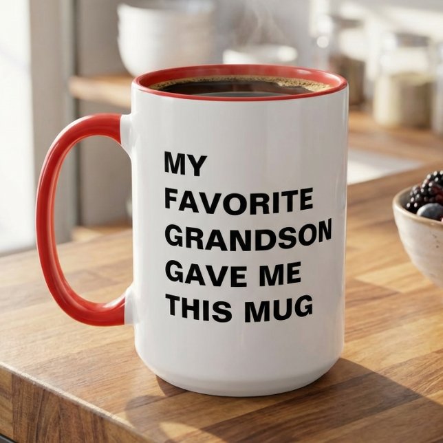 Meu neto favorito me deu esta caneca (Criador carregado)