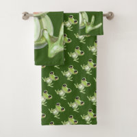 Meu Outro Conjunto de Toalhas de Banho de Sapo Ver