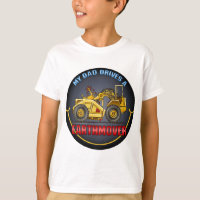 Meu pai conduz um t-shirt dos miúdos do raspador