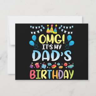 Meu Pai de aniversário está feliz comigo, seu pai