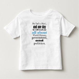 Meu Pai é Nerd de História, Toddler Jersey T-Shirt