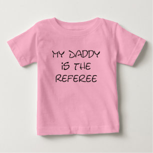 Meu pai é os t-shirt e os presentes do árbitro