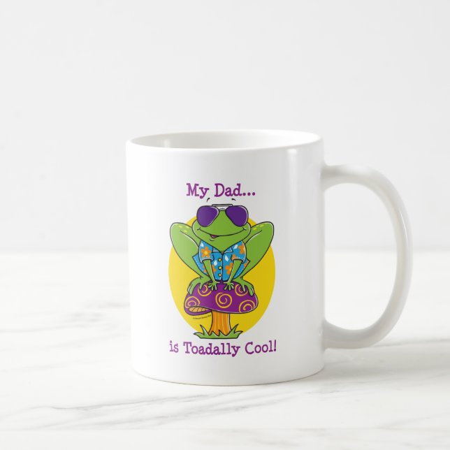Meu pai é Toadally legal! Caneca de café (Direita)
