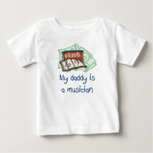 Meu pai é um t-shirt da criança do músico