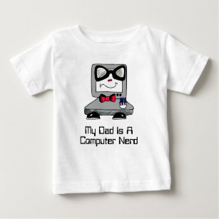 Meu Pai é uma camisa de Geek de Nerd para bebês