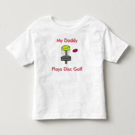 Meu pai joga a camisa sleeved criança do golfe do