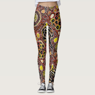 Meu País por Belinda Golder designer Leggings