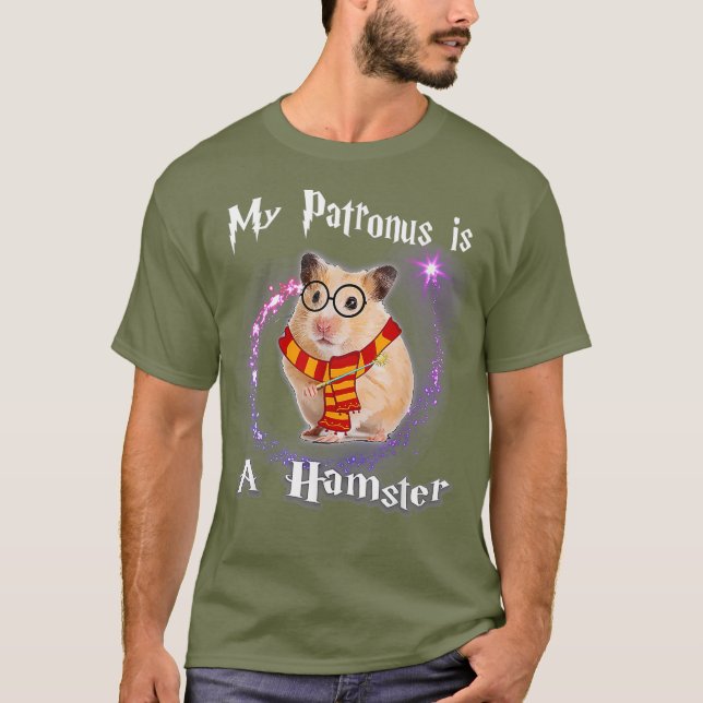 Meu Patronus é uma camisa de Hamster (Frente)