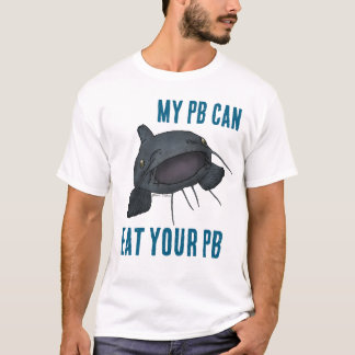 “MEU PEIXE PODE COMER O SEU PEIXE” Camisa de bagre