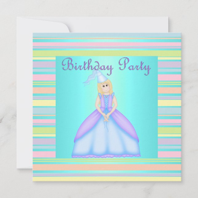 MEU PEQUENO CONVITE DE ANIVERSÁRIO DE PRINCESA2 (Frente)