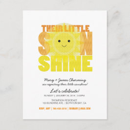 meu pequeno convite para CHÁ DE FRALDAS de sol