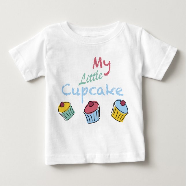 Meu Pequeno Cupcake Toddlers T-Shirt (Frente)