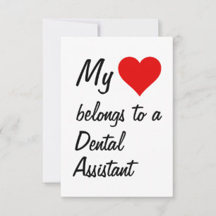 Meu Pertence a um Cartão de Assistente Dentária