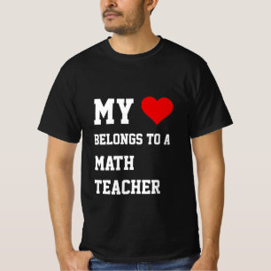 Meu Pertence A Um T-Shirt De Professor De Matemáti