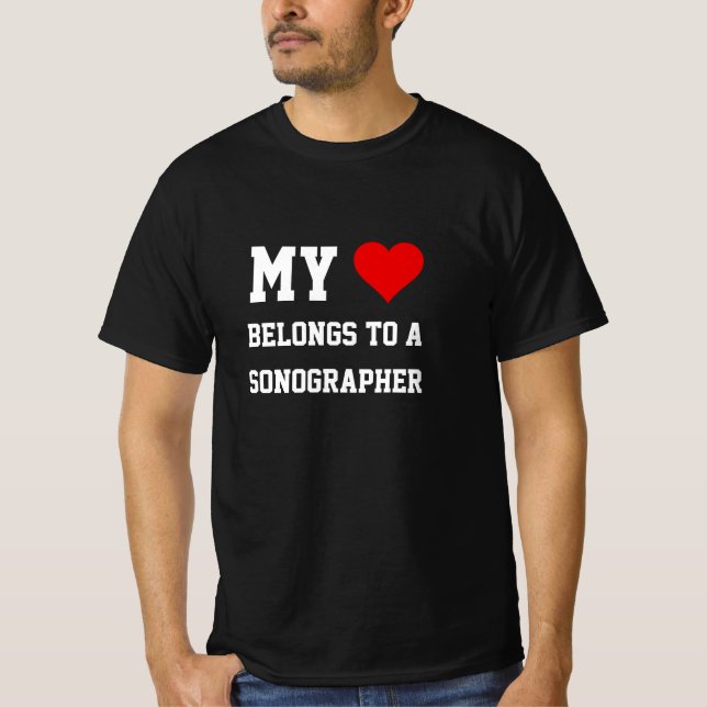 Meu Pertence A Uma Camisa De T Sonógrafo (Frente)