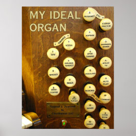 Meu poster de órgão ideal