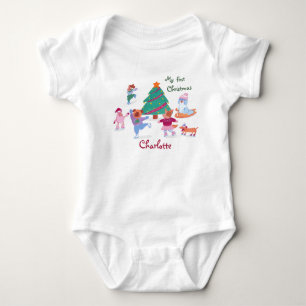 Meu Primeiro Cachorro De Natal Com T-Shirt