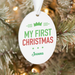 Meu Primeiro Enfeite de Natal