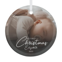Meu Primeiro Natal Bebê Foto Elegante Roteiro