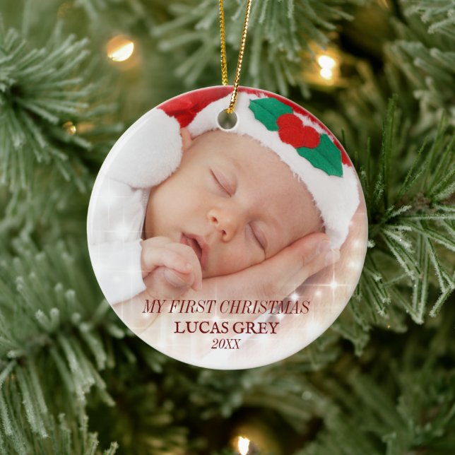 MEU PRIMEIRO NATAL ENFEITE CERÂMICO FOFO (Árvore)