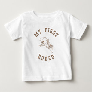 Meu Primeiro Rodeio - Primeira Camisa de Aniversár