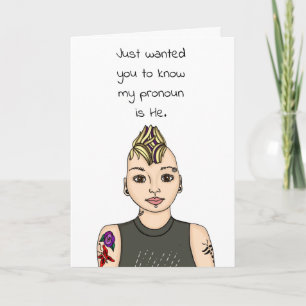 Meu Pronoun é Ele   Anúncio de gênero