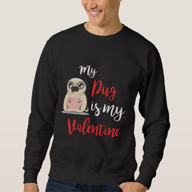 Meu Pug é minha camiseta de cachorro do Dia dos Na (Frente)