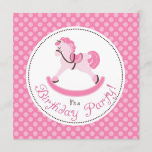 Meu quadrado pequeno 5 do convite do pônei