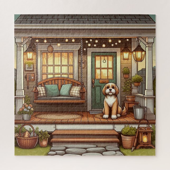 Meu Quebra-cabeça de porta frontal (Vertical)