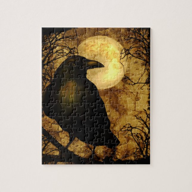 Meu quebra-cabeça do corvo (Vertical)