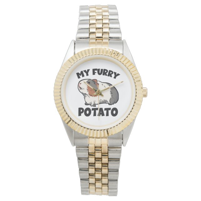 Meu relógio de cobaia de batata peluda (Frente)